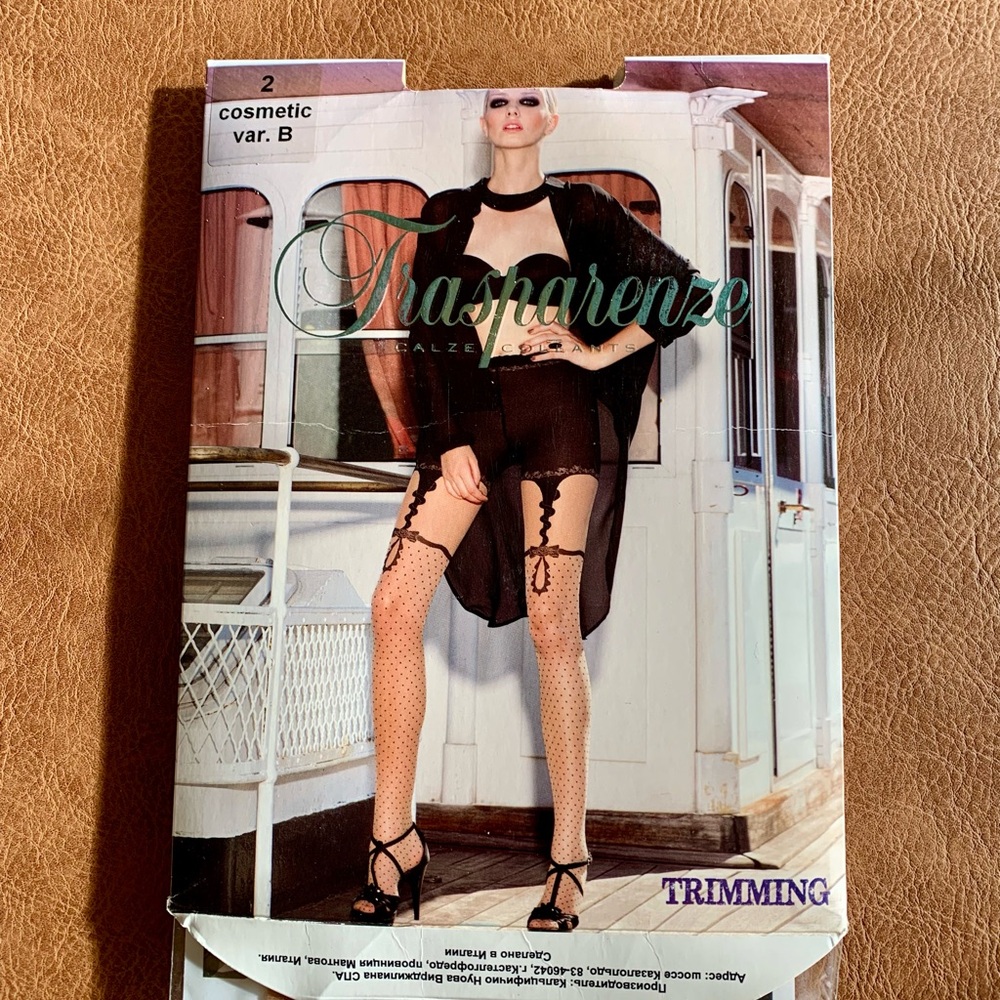 Women's Cosmetic Hosiery Size 2 in white